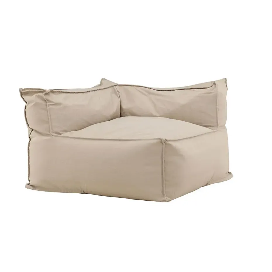 Hioshop Rambo zitzak hoekdeel beige
