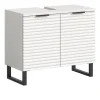 Hioshop Riff wastafel 2 deuren wit