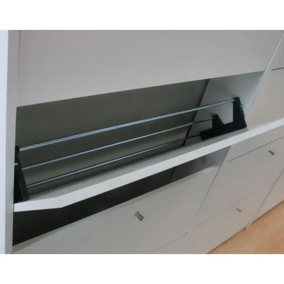 Hioshop Schoenenkast wit mat 75x148x17 cm Escape