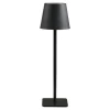 Hioshop Senta bureaulamp oplaadbaar zwart