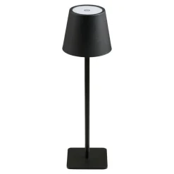 Hioshop Senta bureaulamp oplaadbaar zwart