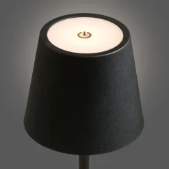 Hioshop Senta bureaulamp oplaadbaar zwart