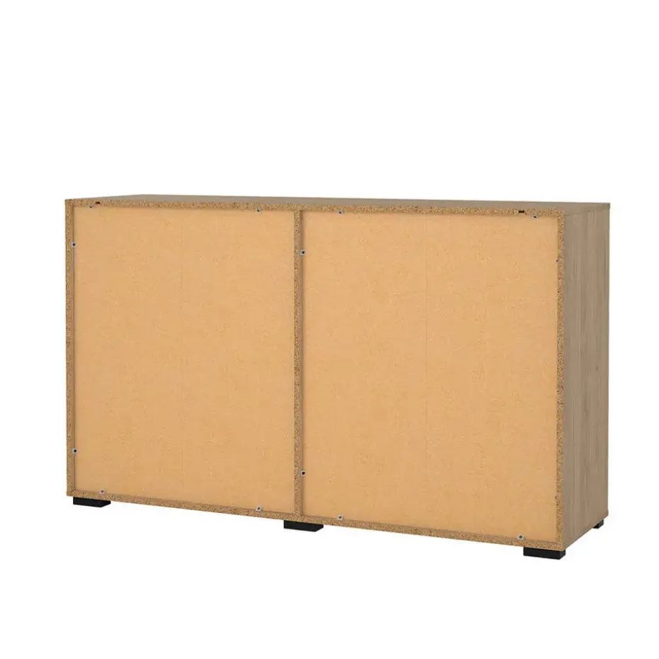 Hioshop Sofia ladekast 6 lades eikdecor