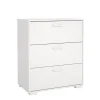 Hioshop Sofia ladekast 3 lades wit