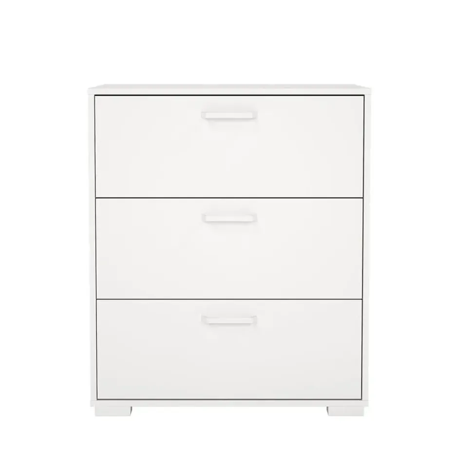 Hioshop Sofia ladekast 3 lades wit