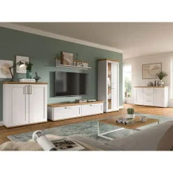 Hioshop Verona wandplank wit- eik decor