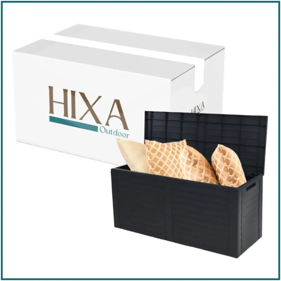 HIXA Opbergbox 240L -Zwart