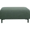 Hocker Elsa - stof Eden - saliegroen
