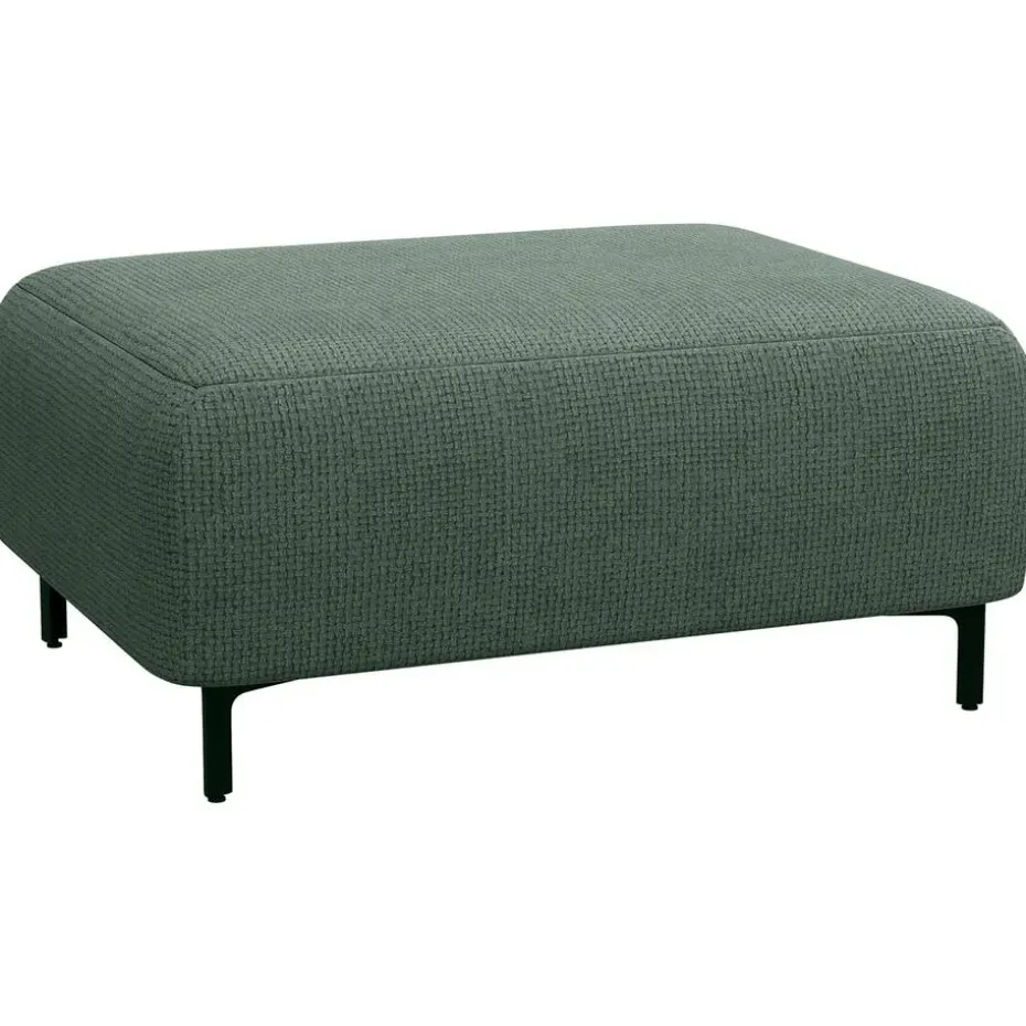 Hocker Elsa - stof Eden - saliegroen
