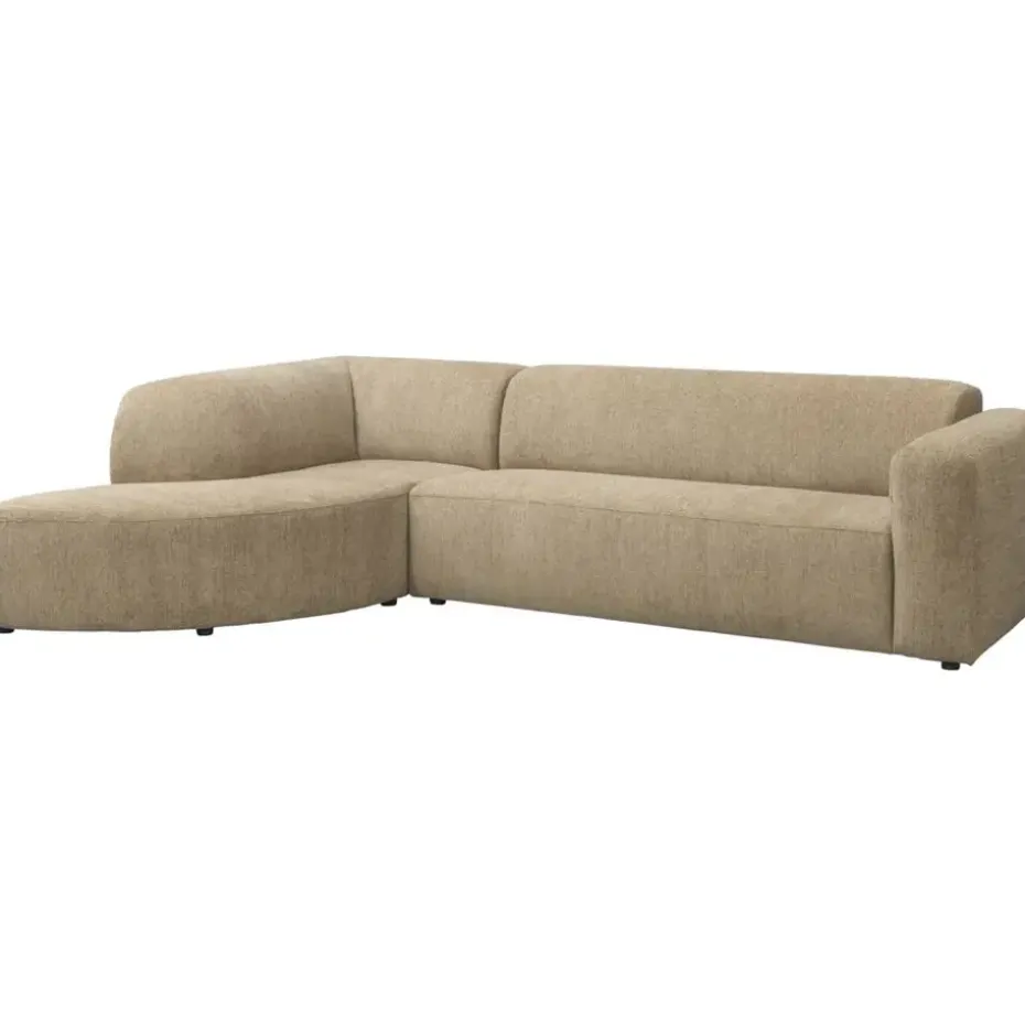 Hoekbank Astoria links - Venro - beige