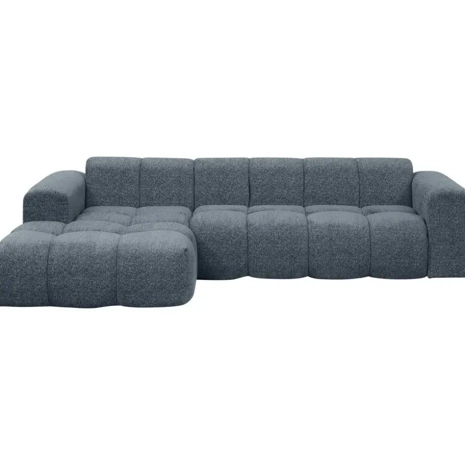 Hoekbank Beau links - Raven - donkerblauw