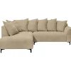 Hoekbank Elsa links - stof Anthology - taupe