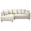 Hoekbank Elsa links - stof Eden - beige