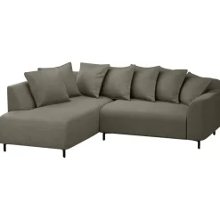 Hoekbank Elsa links - stof Eden - mokka