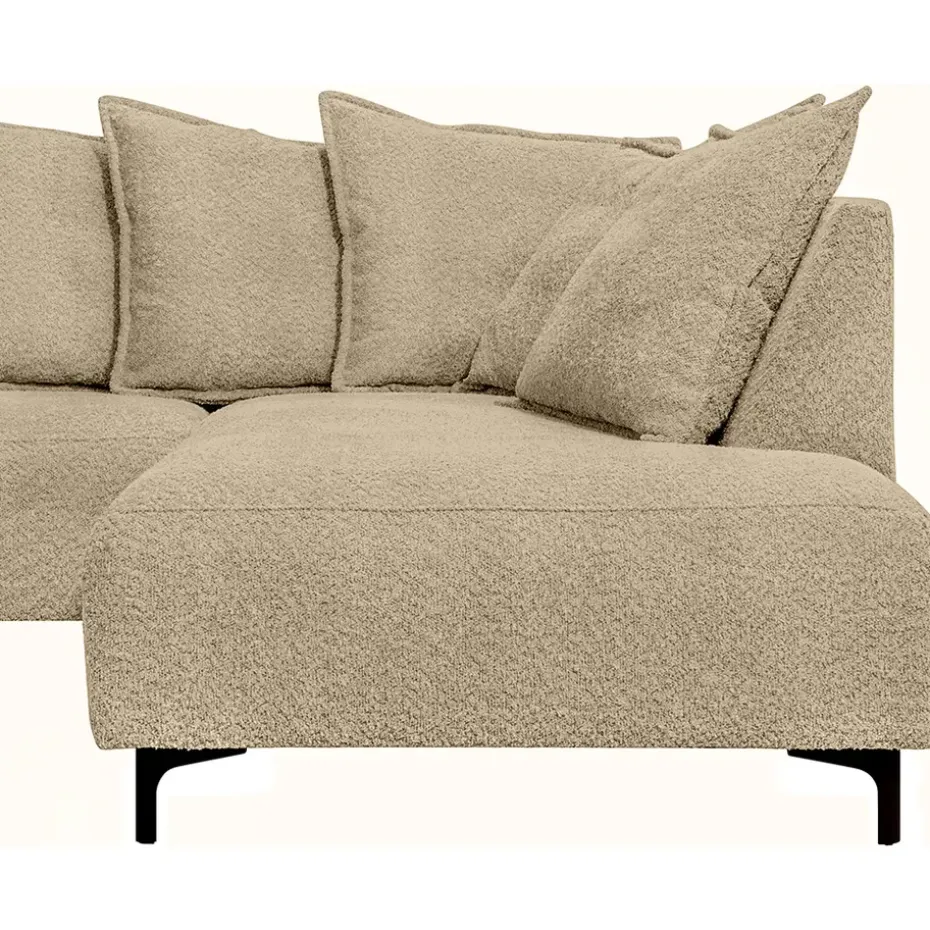 Hoekbank Elsa rechts - stof Anthology - taupe