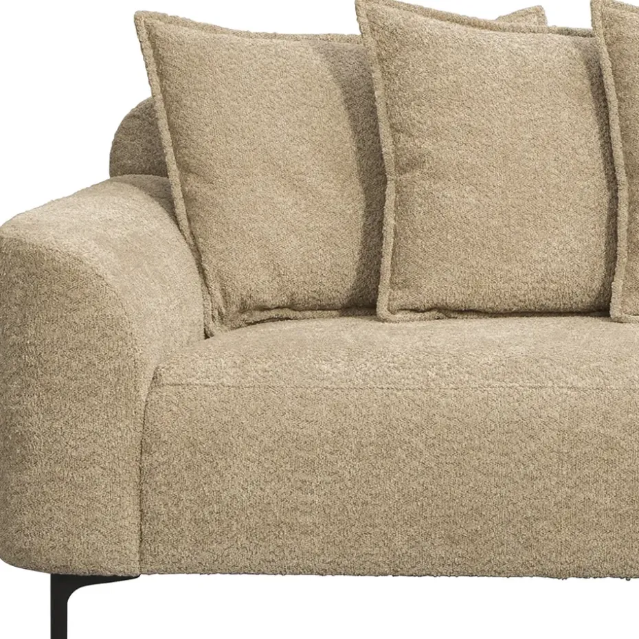Hoekbank Elsa rechts - stof Anthology - taupe