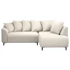 Hoekbank Elsa rechts - stof Eden - beige