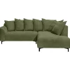 Hoekbank Elsa rechts - stof Anthology - groen