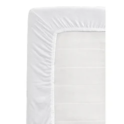 Hoeslaken Jersey - wit - 140x200 cm
