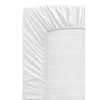 Hoeslaken Percale katoen - wit - 90x200 cm