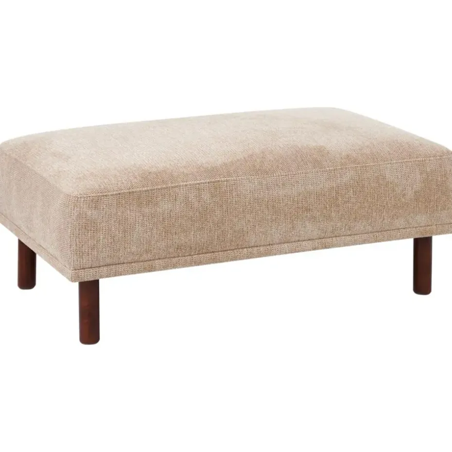 HOLT - Ottomaan - Beige - Polyester
