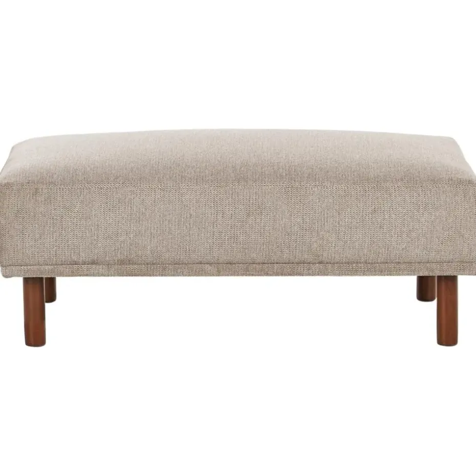 HOLT - Ottomaan - Taupe - Polyester