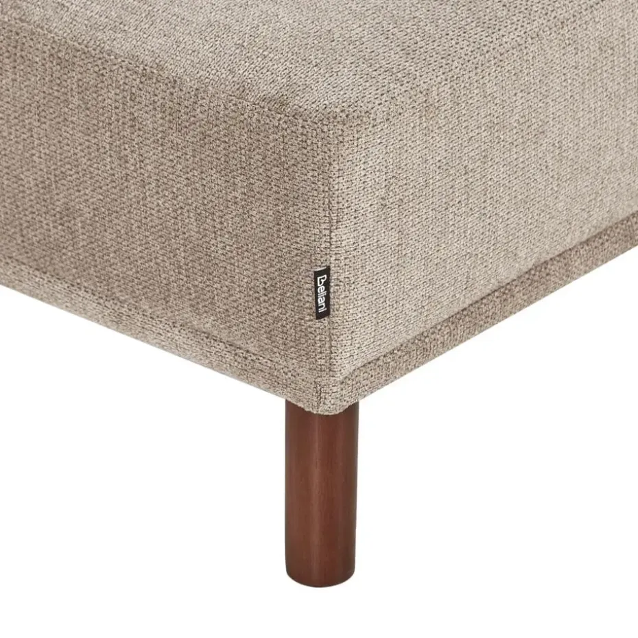 HOLT - Ottomaan - Taupe - Polyester