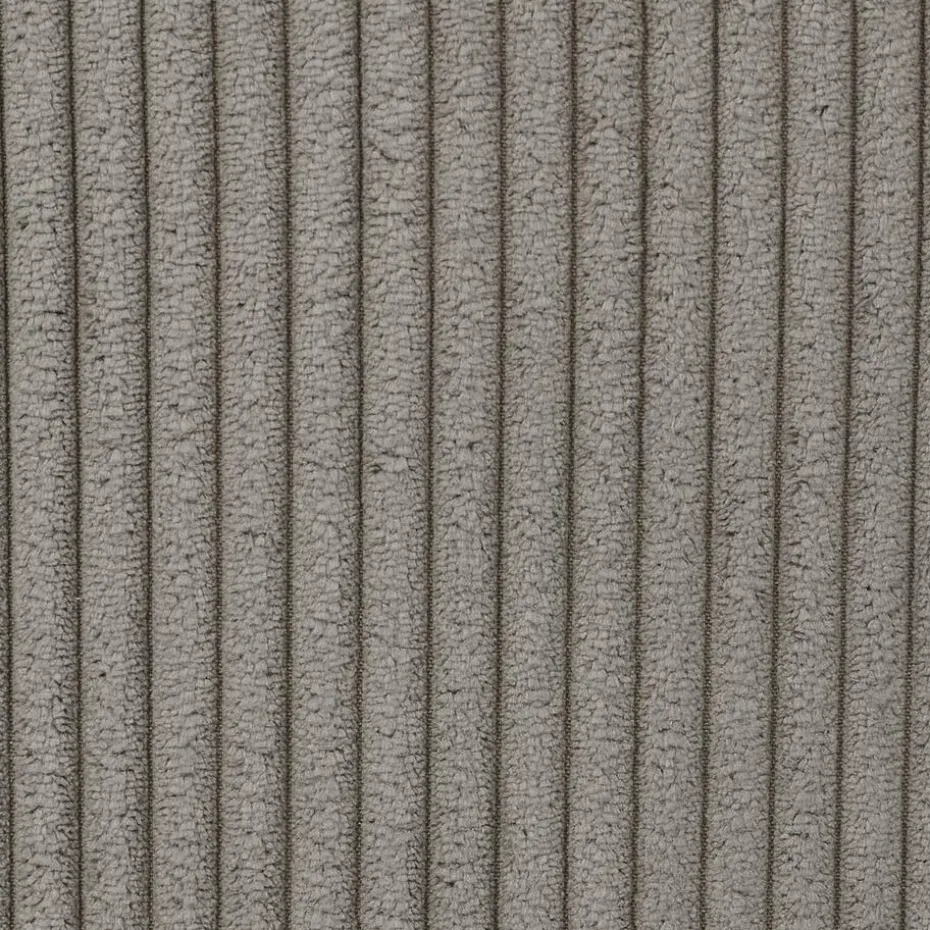 Home Deco - Poefje - opbergbox - rib - zacht taupe - 38 x 38cm