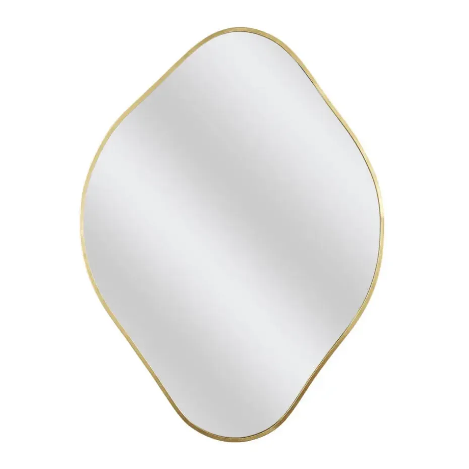 Home Deco Factory Spiegel - goud - 44 x 60 cm - wandspiegel