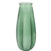 Home deco factory vaas Capella - boeket - glas - groen- H28 cm