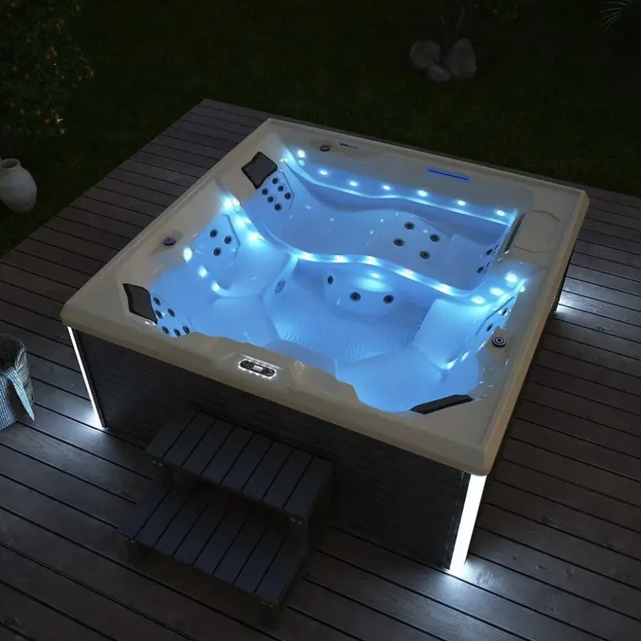 HOME DELUXE Buitenwhirlpool STREAM BIG PURE