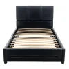 HOME DELUXE LED bed ASTEROID zwart 90 x 200 cm