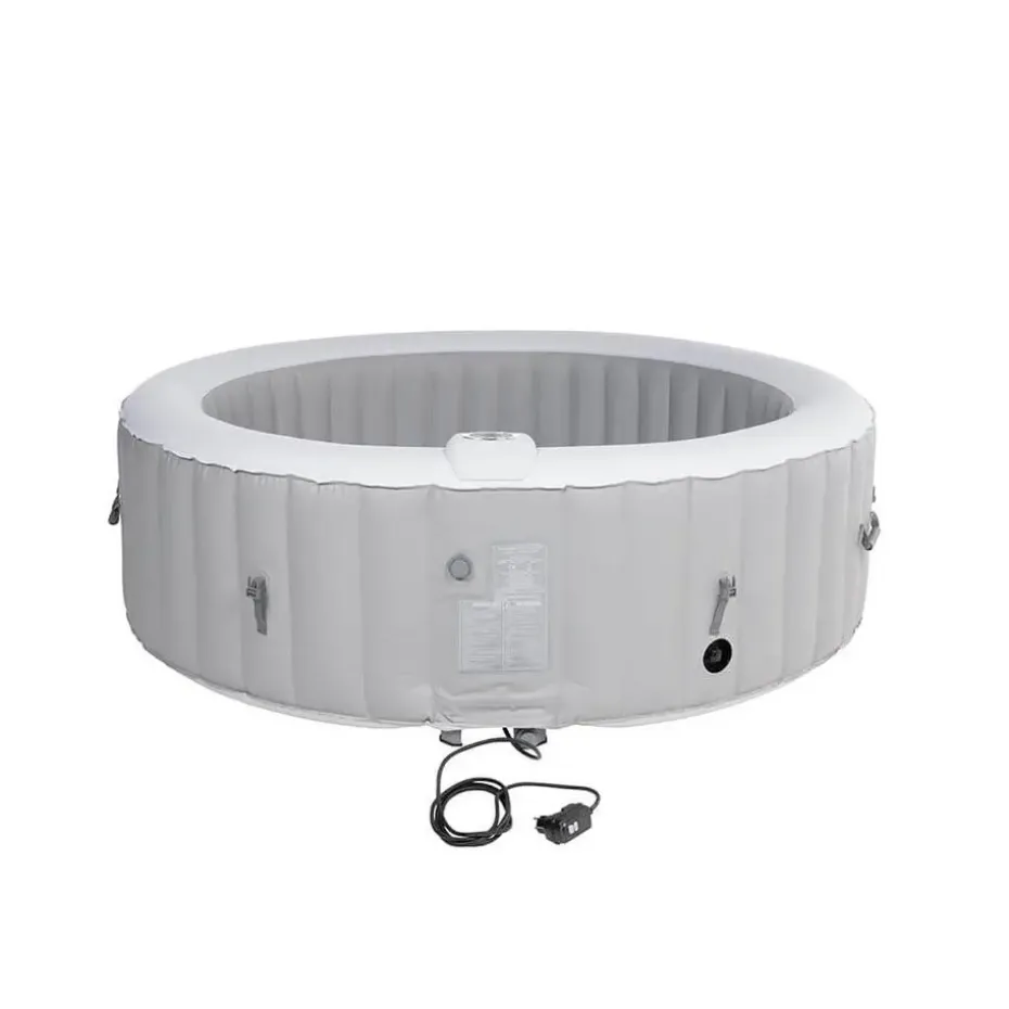 HOME DELUXE Opblaasbare whirlpool SPLASH Grijs