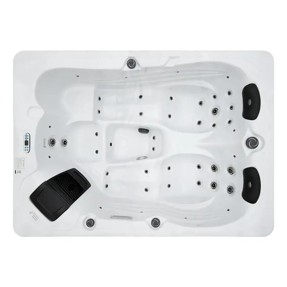 HOME DELUXE Outdoor Whirlpool SUNSET Met trap en thermische afdekking