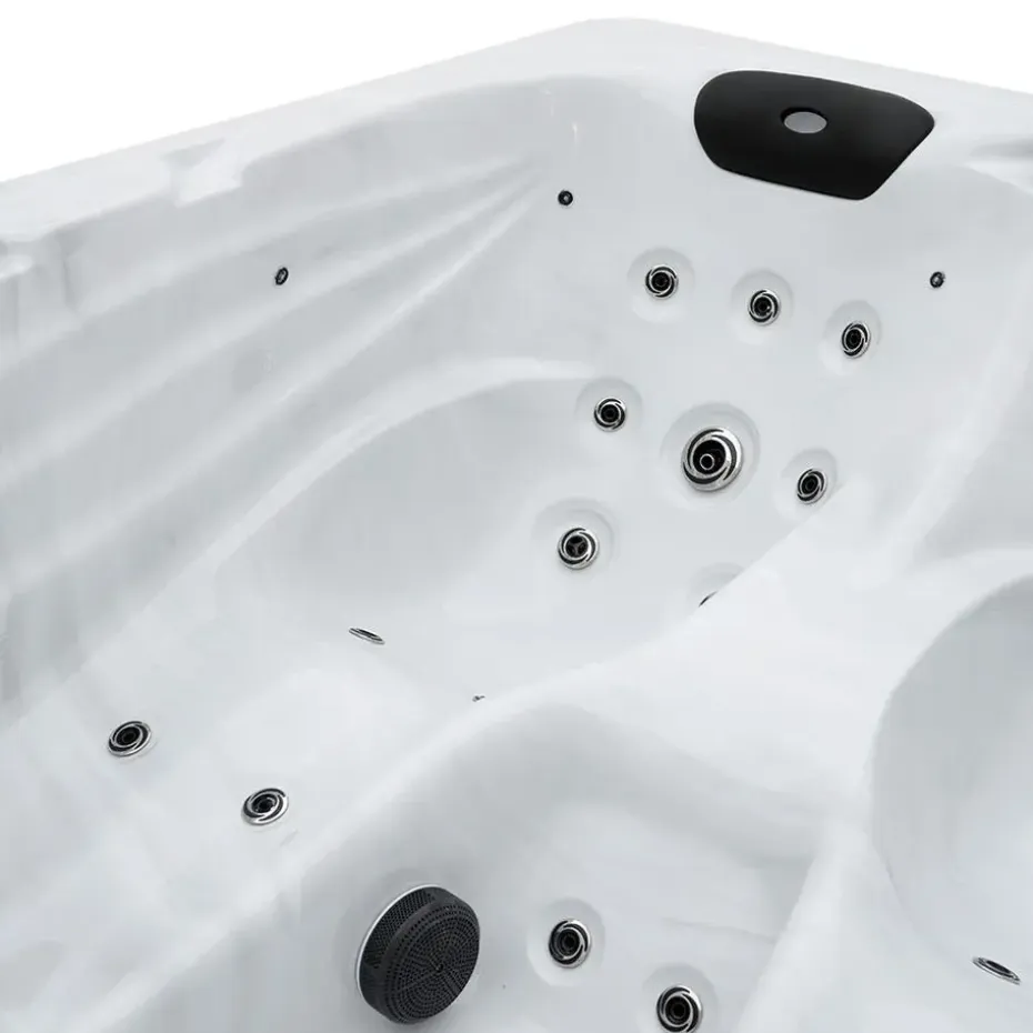 HOME DELUXE Outdoor Whirlpool SUNSET Met trap en thermische afdekking