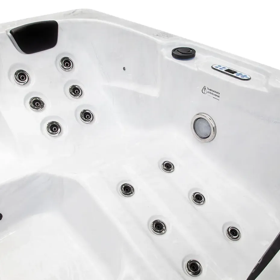 HOME DELUXE Outdoor Whirlpool WHITE MARBLE PURE