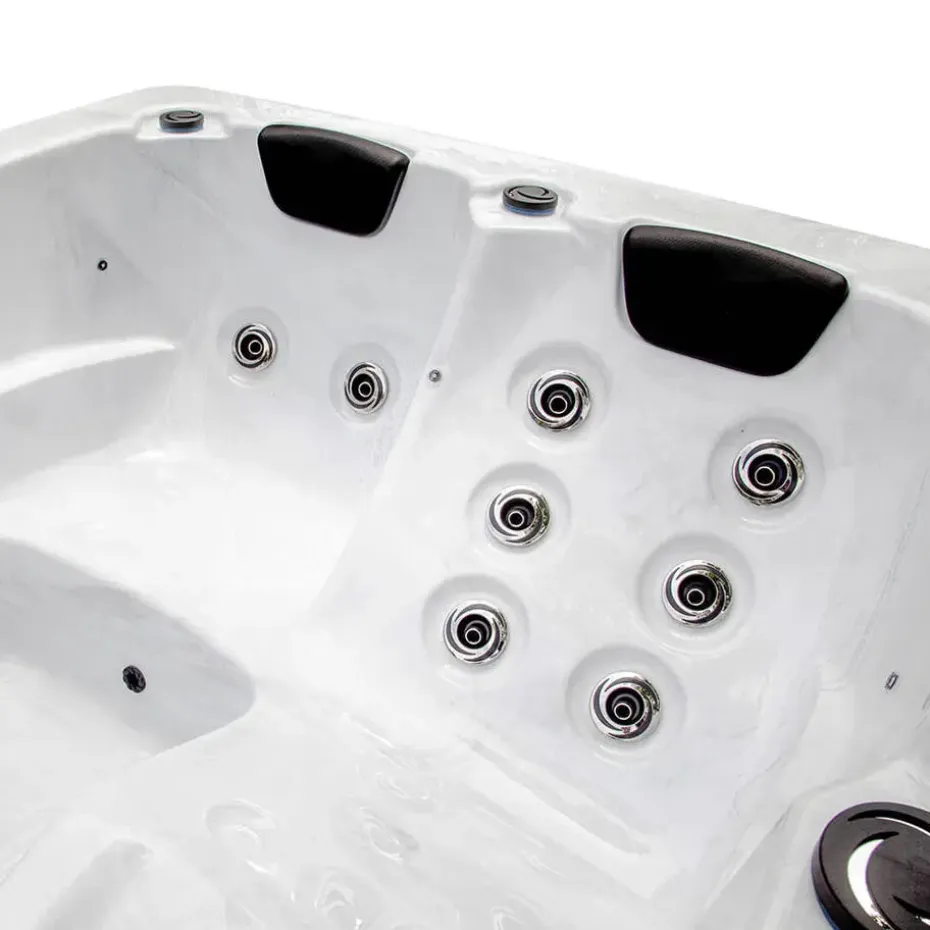 HOME DELUXE Outdoor Whirlpool WHITE MARBLE PURE