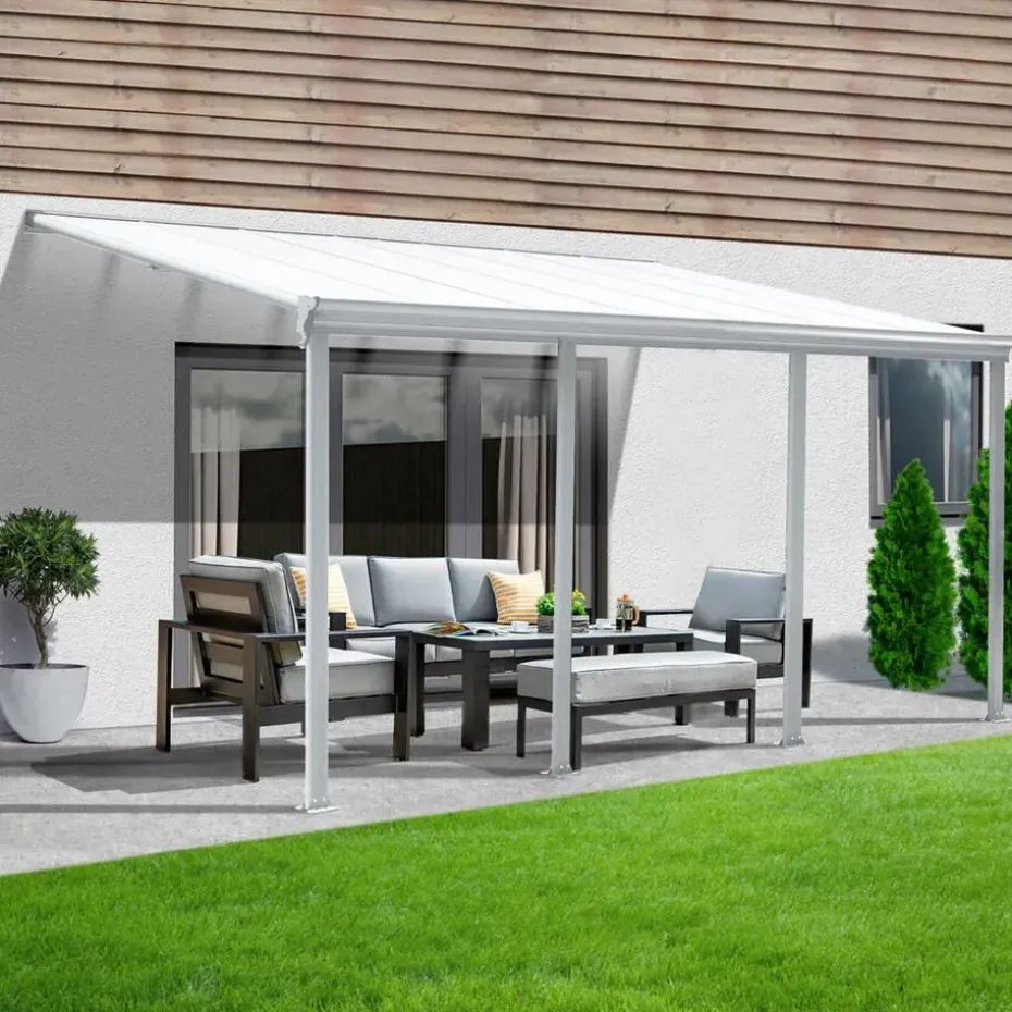 HOME DELUXE Patiodak SOLIS Wit 618 / 625 x 303 / 300 x 278 / 226 cm