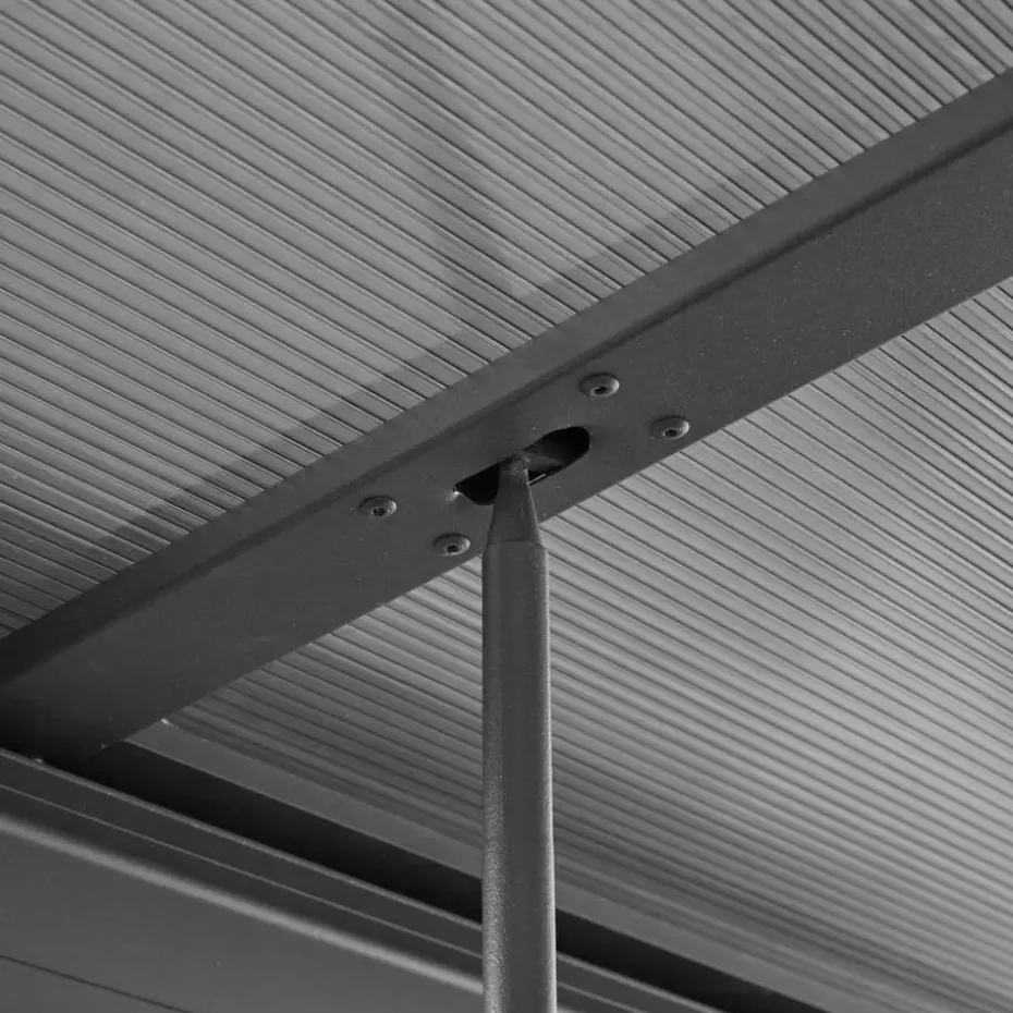 HOME DELUXE SOLIS DELUXE terrasoverkapping grijs 579 x 295 x 233 / 272 cm