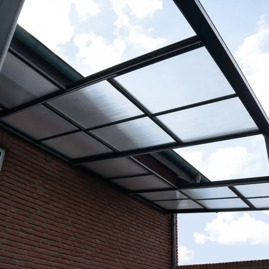 HOME DELUXE Terrasoverkapping SOLIS DELUXE grijs 290 x 295 x 233 / 272 cm