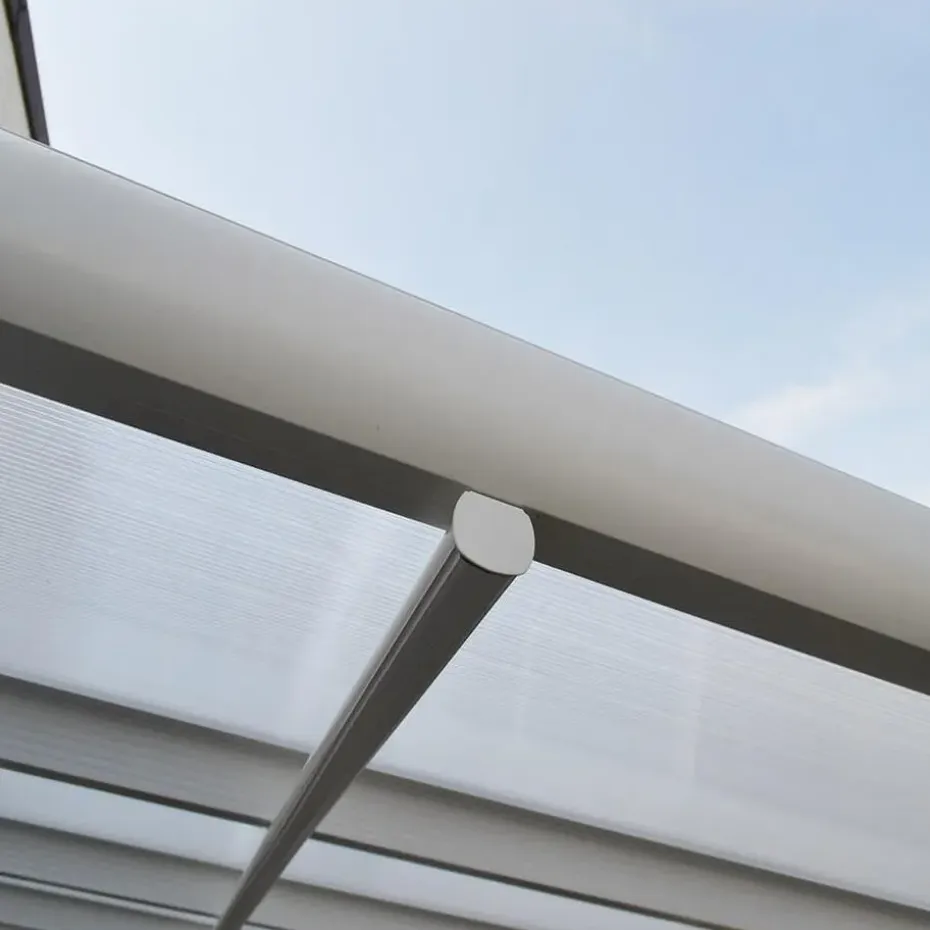 HOME DELUXE terrasoverkapping SOLIS wit 564 / 557 x 303 / 300 x 278 / 226 cm