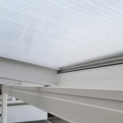 HOME DELUXE terrasoverkapping SOLIS wit 435 / 442 x 300 / 303 x 278 / 226 cm
