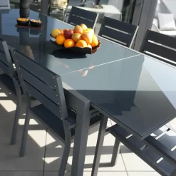 HOME DELUXE tuintafel SOL - 240cm - Grijs