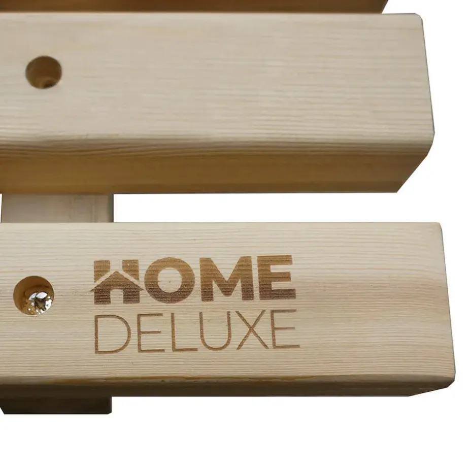 HOME DELUXE Wave houten ligstoel WOLGA - 120 cm