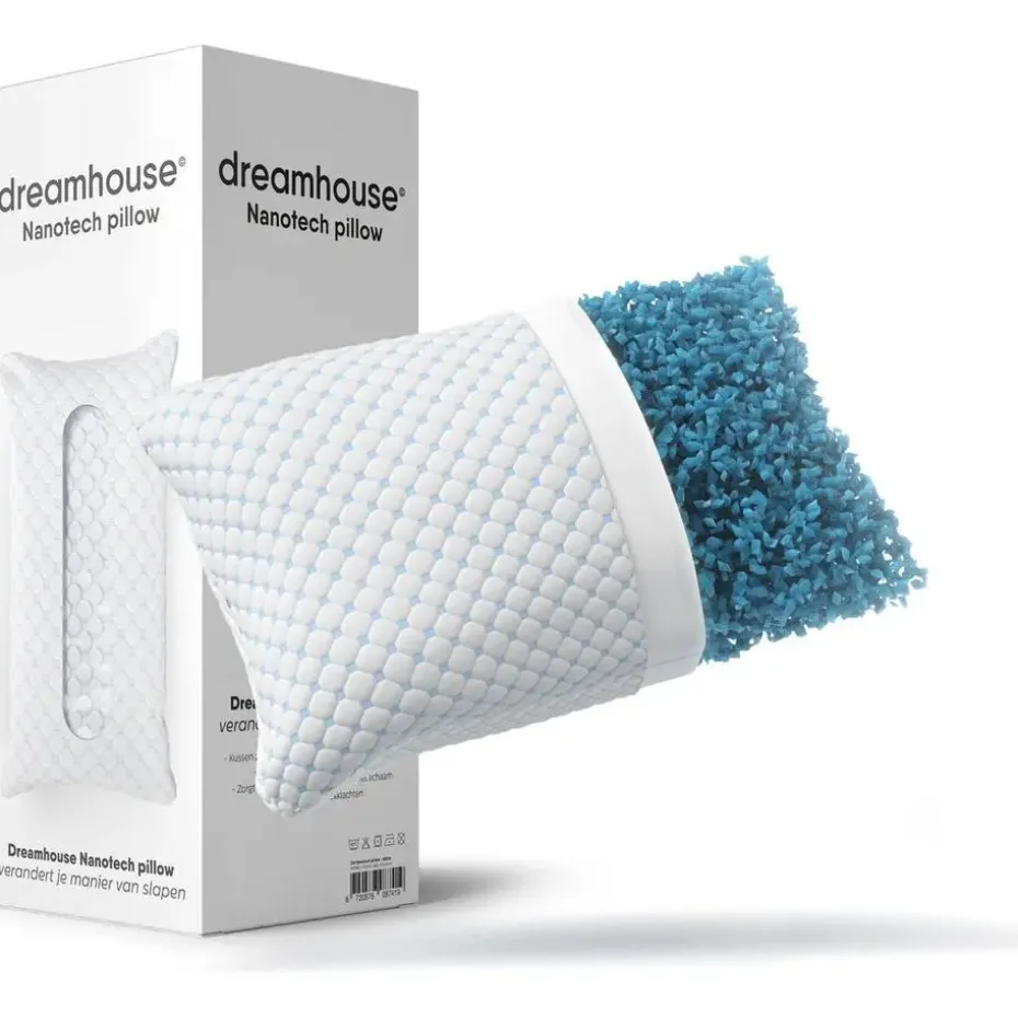 Hoofdkussen Dreamhouse – Memory Foam & Wasbare Hoes
