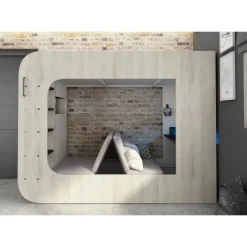 Hoogslaper Graham met gamebureau 90x200cm - den