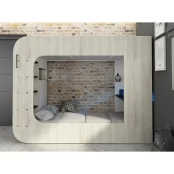 Hoogslaper Graham met gamebureau 90x200cm - den