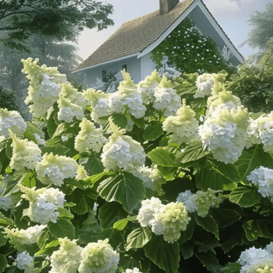Hortensia - Hydrangea quercifolia 'Ice Crystal' - Hoogte 25-40cm - ⌀19cm