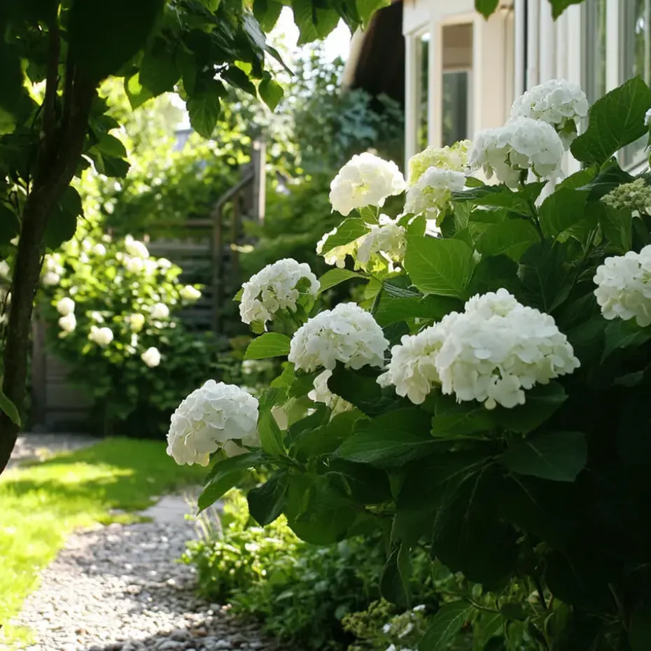 Hortensia - Set van 6 - Hydrangea 'Benxi' - Hoogte 25-40cm - ⌀9cm