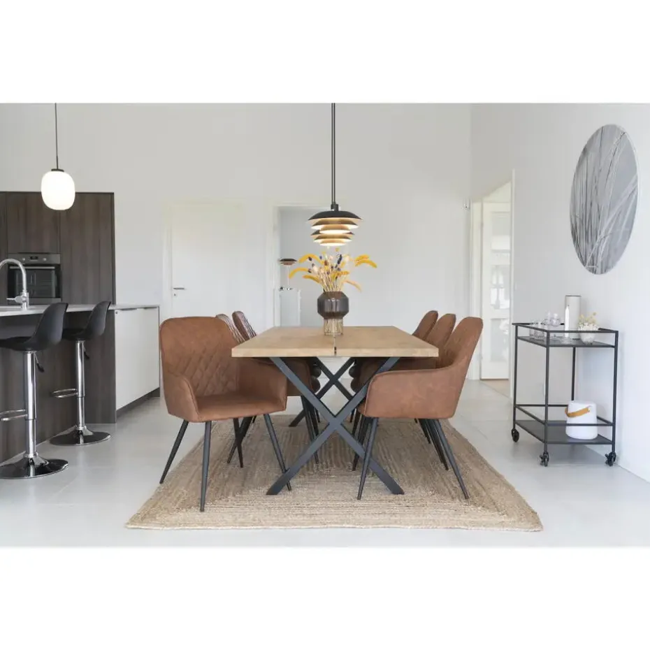 House Nordic Vloerkleed Bombay Jute Naturel 240x180cm